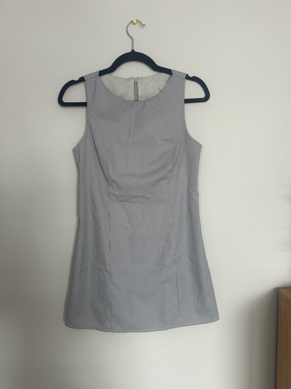 Sleeveless Gingham Dress